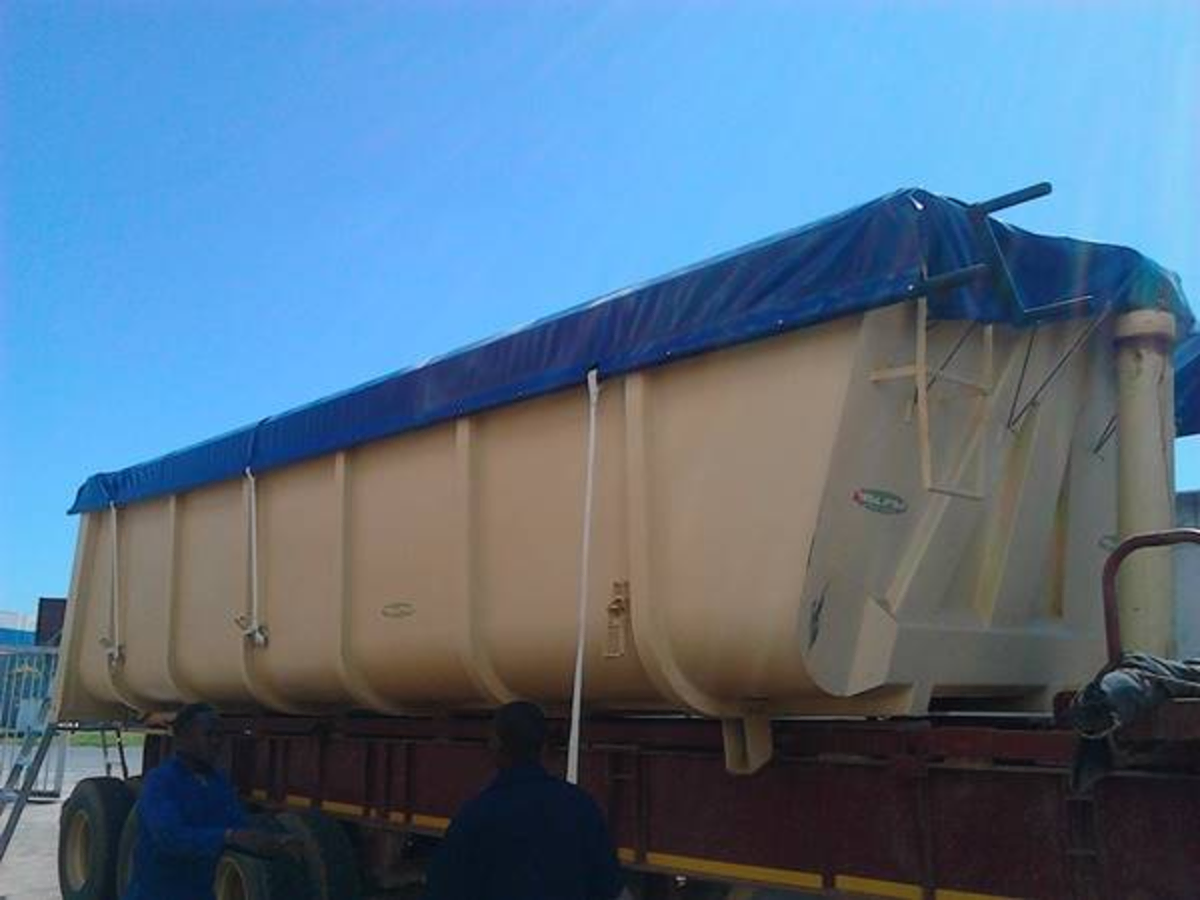 Tipper truck covers