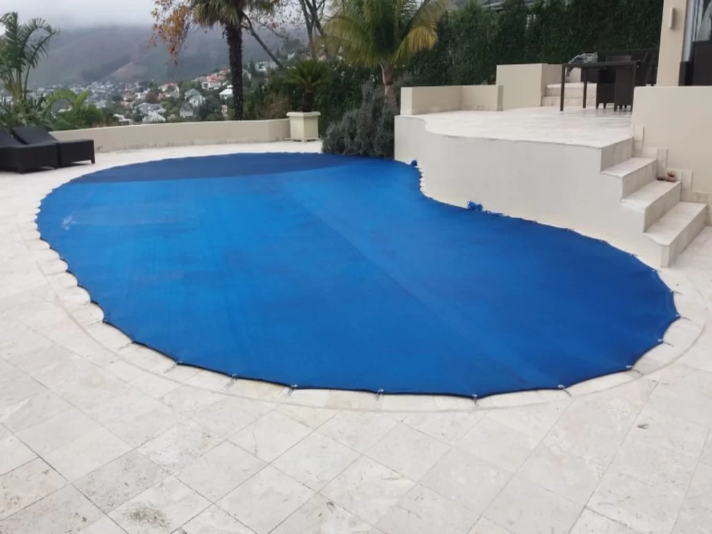 Shade net pool cover